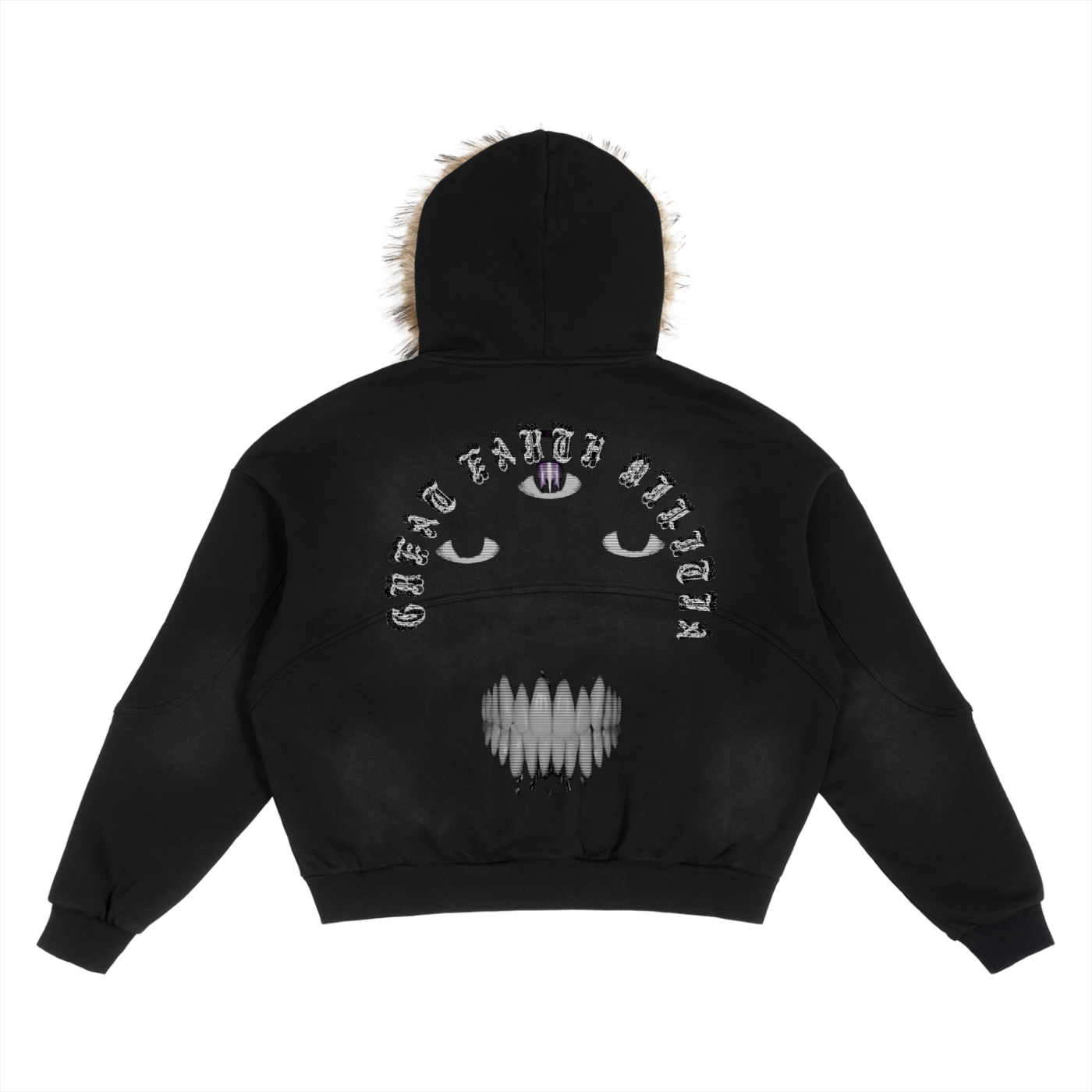 HE WHO WAITS II - FUR HOODIE